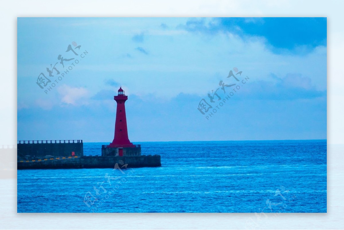 海边灯塔taiwan图片