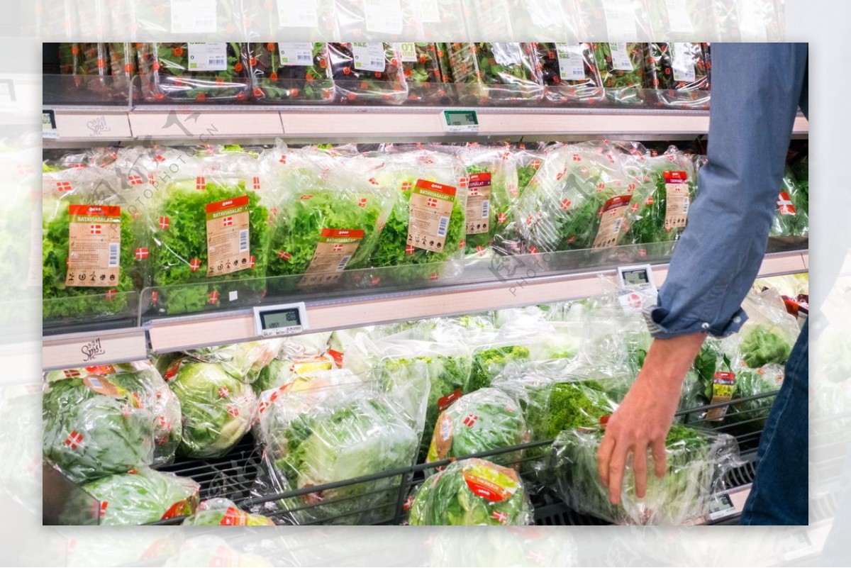 超市蔬菜货架图片