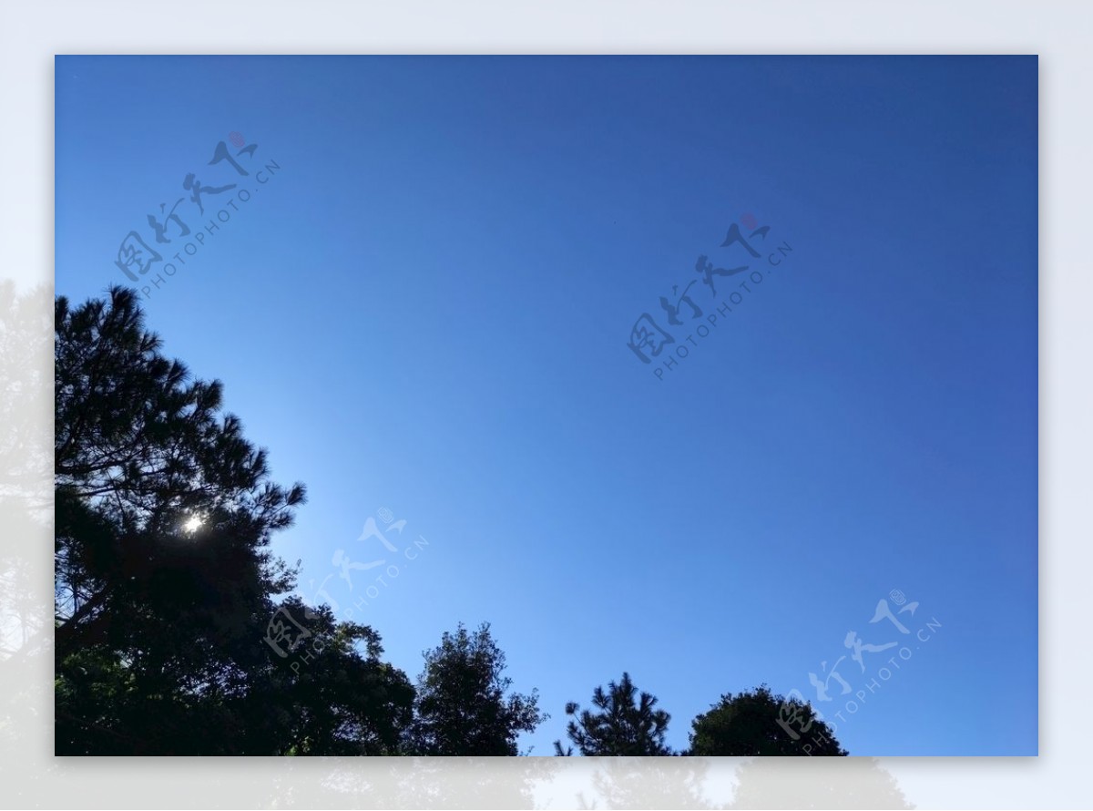 蓝天天空天摄影图片