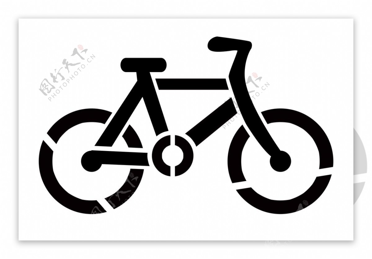 自行车喷漆模板图片