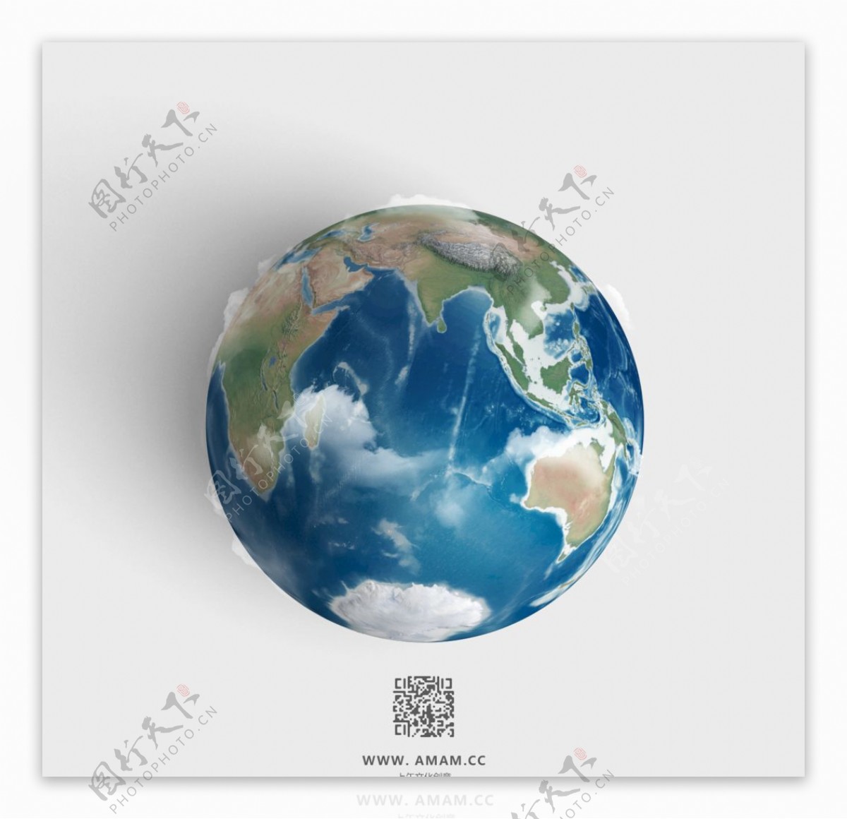 地球各大洲高清模型图片