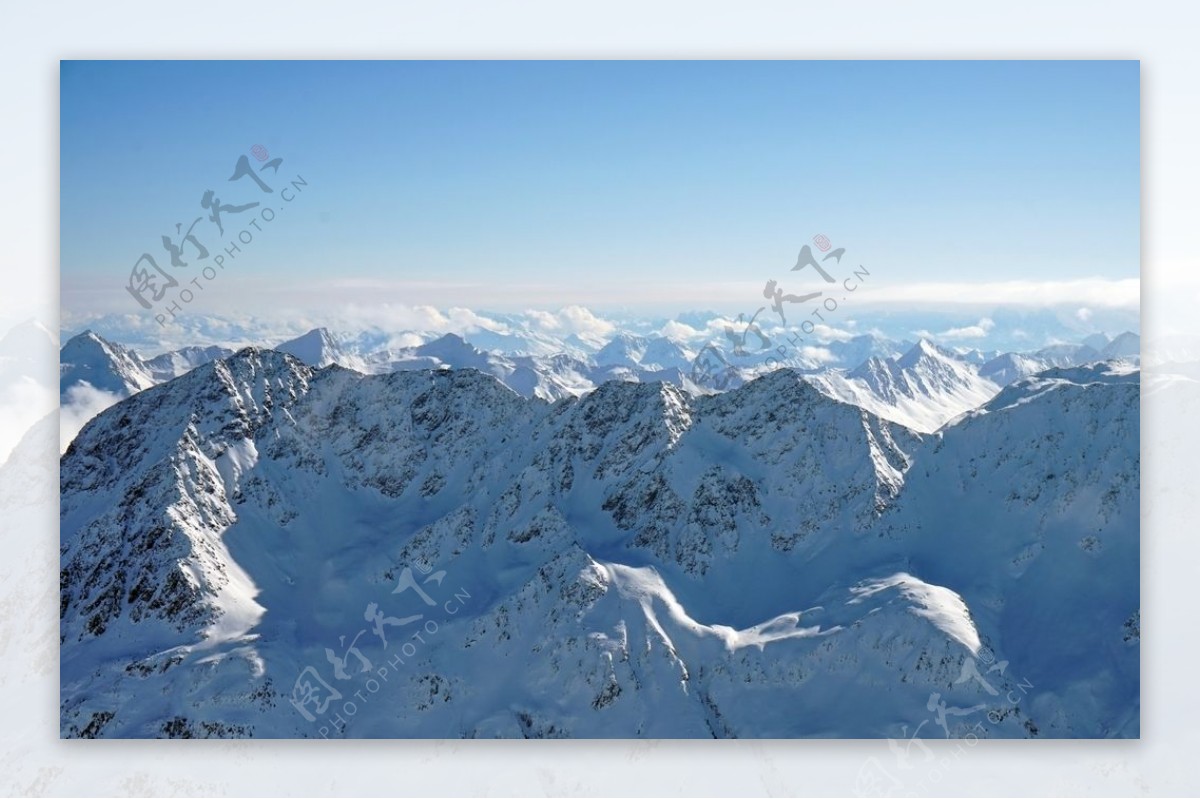 雪山雪景图片