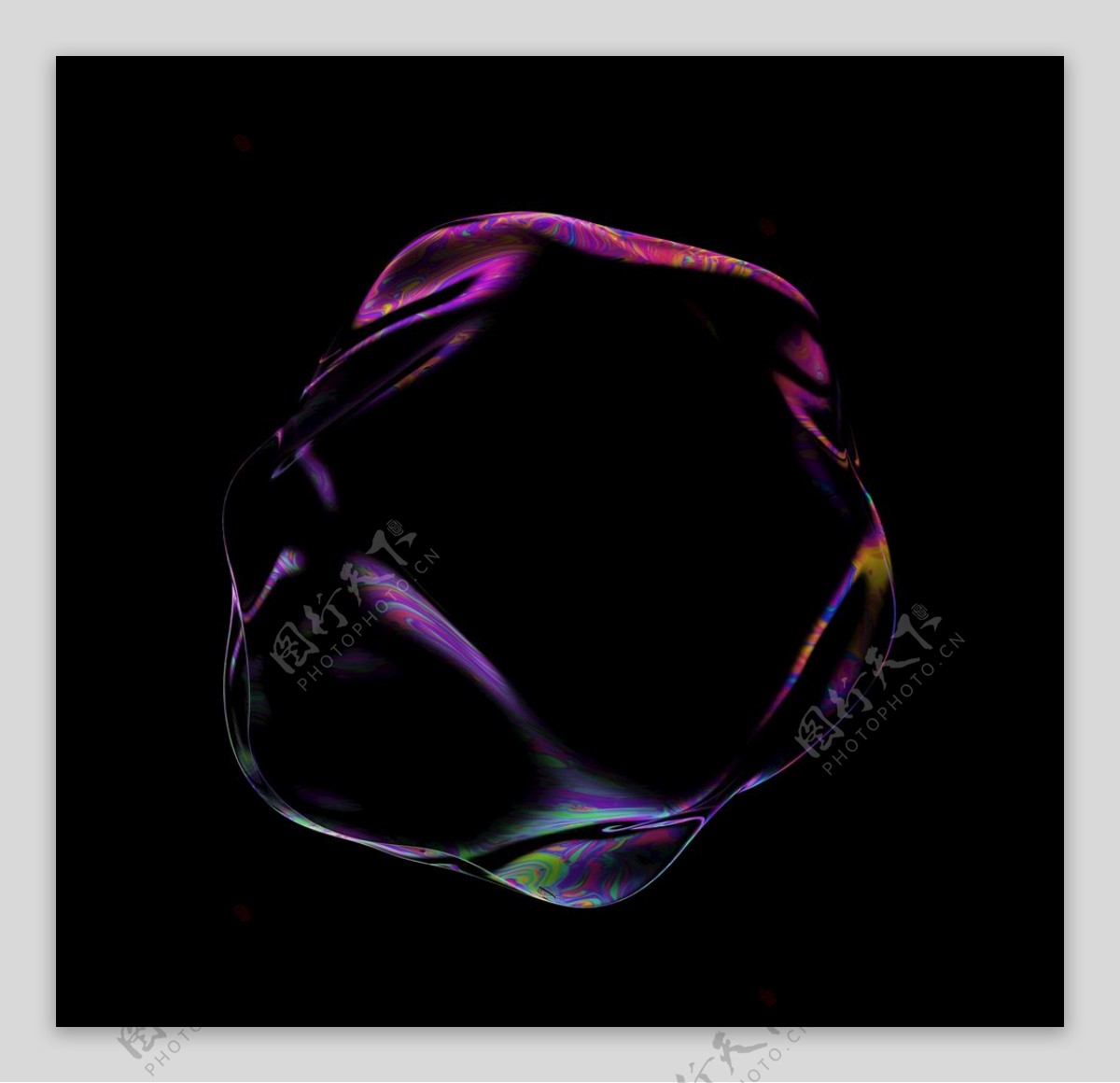 透明免抠泡泡彩色肥皂泡泡图片